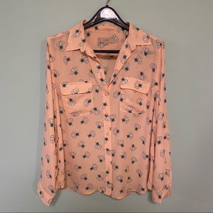 Loft blouse with cute floral print